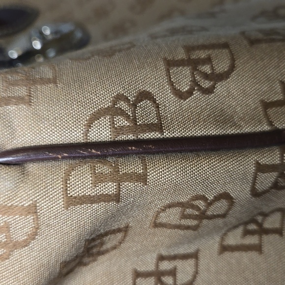 Dooney & Bourke Large Canvas Shoulder Tote Bag - Picture 11 of 17